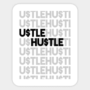 Hustle large print entrepreneur modern gallery fashion Sticker